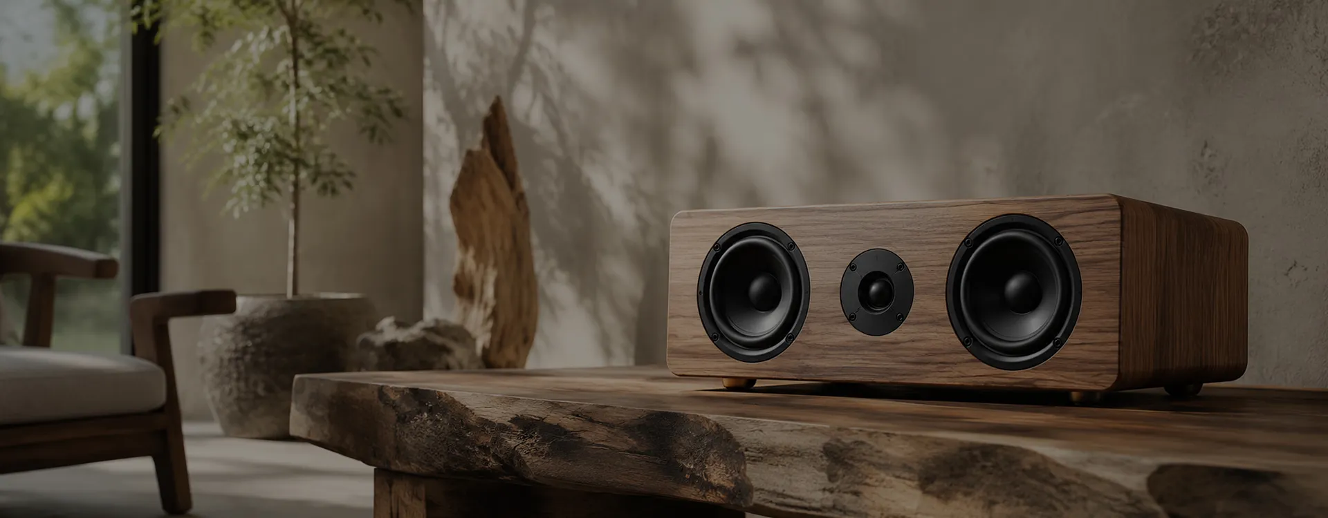 Handcrafted Wooden Speaker with Premium Acoustic Performance