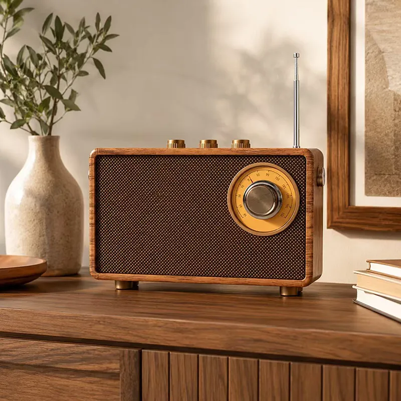 Retro Wood Bluetooth Speaker
