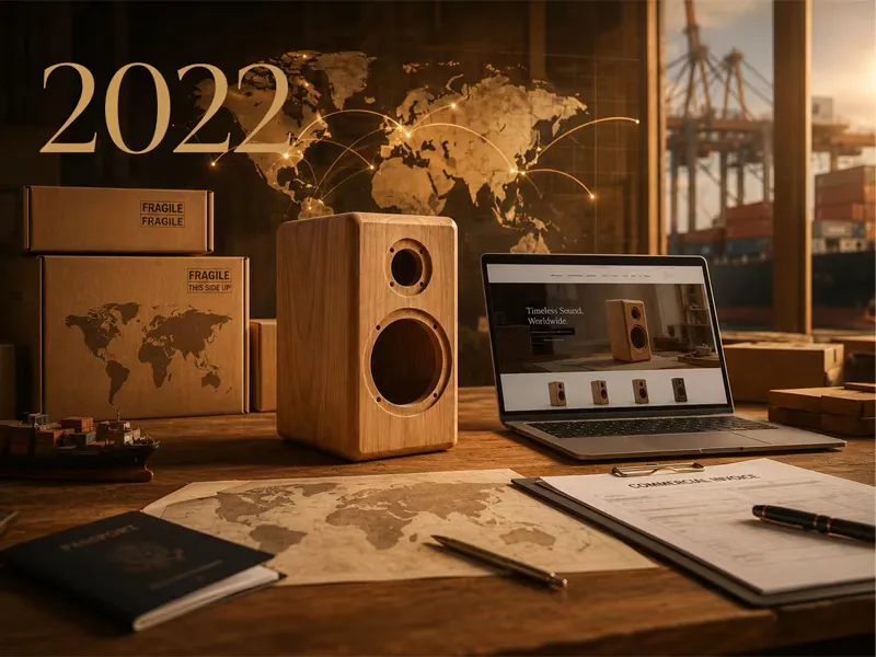 langford sherman wooden bluetooth speaker