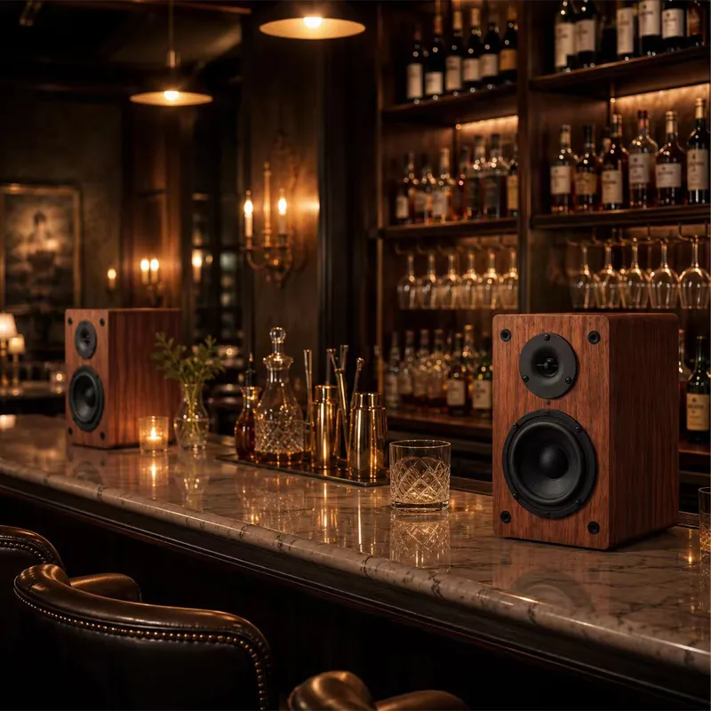 XS-WB01 Classic Wooden Bookshelf Speakers