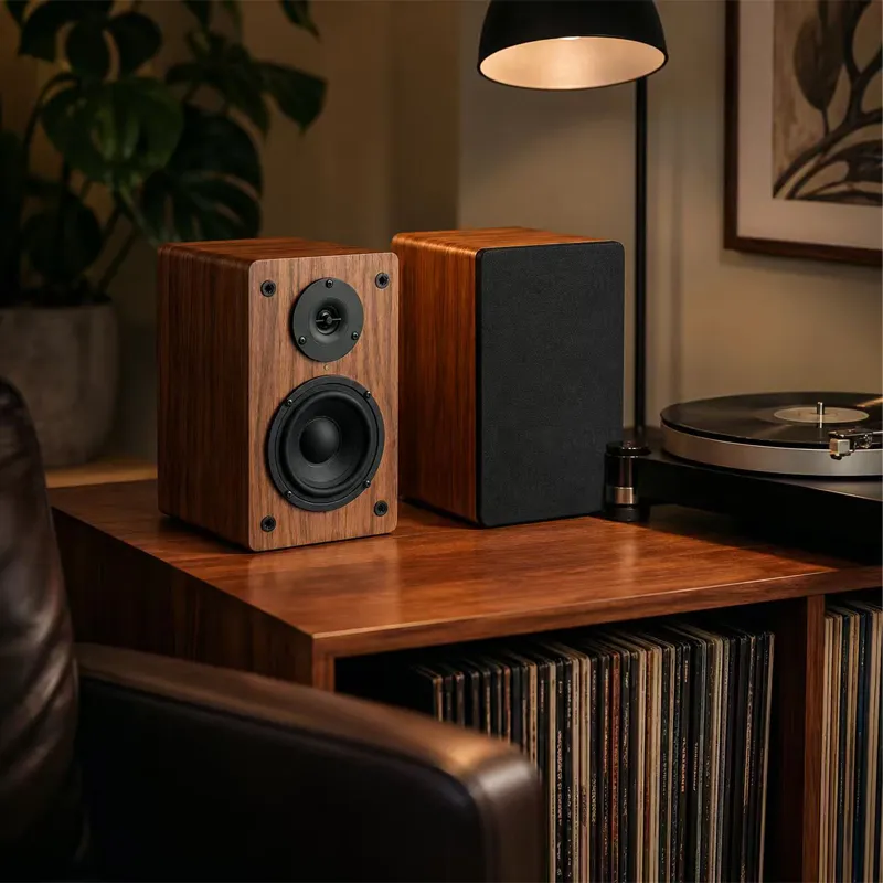 XS-WB01 Classic Wooden Bookshelf Speakers