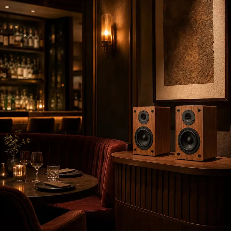 XS-WB01 Classic Wooden Bookshelf Speakers