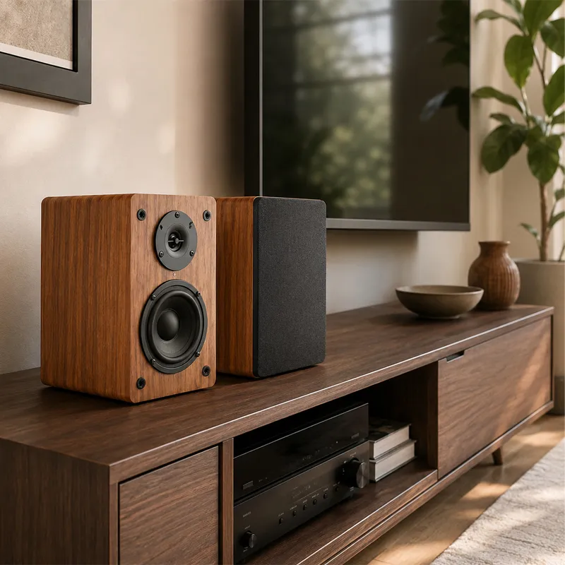 XS-WB01 Classic Wooden Bookshelf Speakers