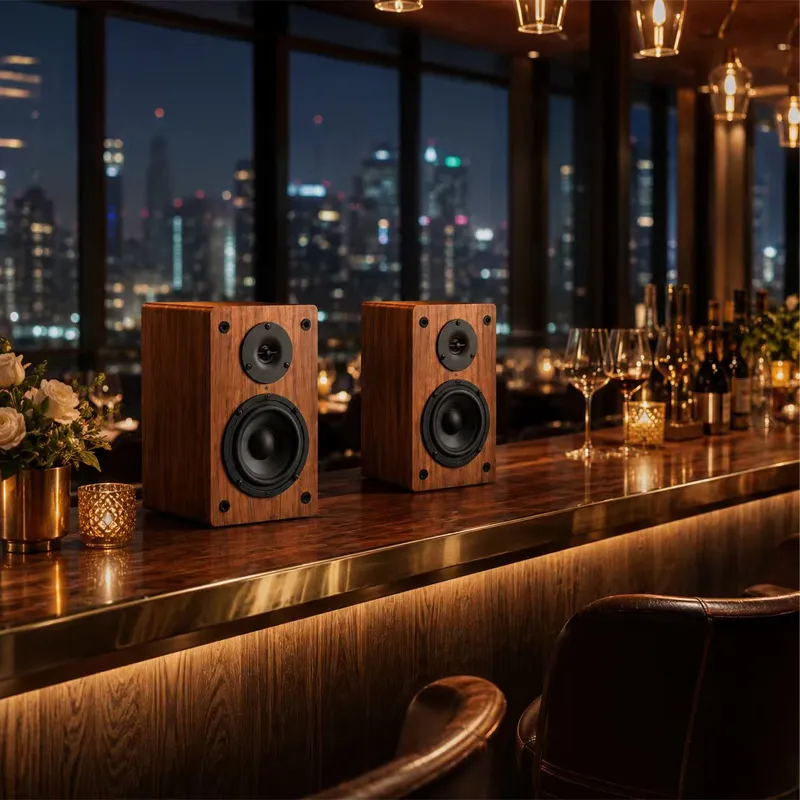 XS-WB01 Classic Wooden Bookshelf Speakers