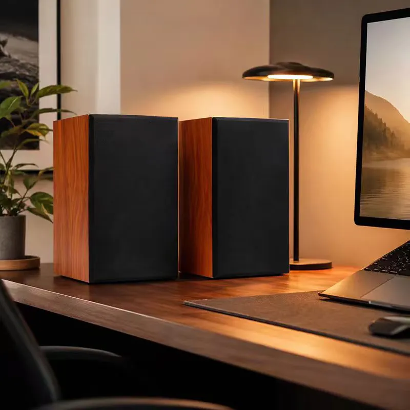 XS-WB02 Wooden Computer Audio System