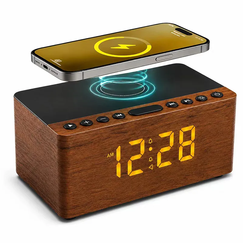 Wooden Bluetooth Speaker With Wireless Charging XianSpeaker XS-WC01