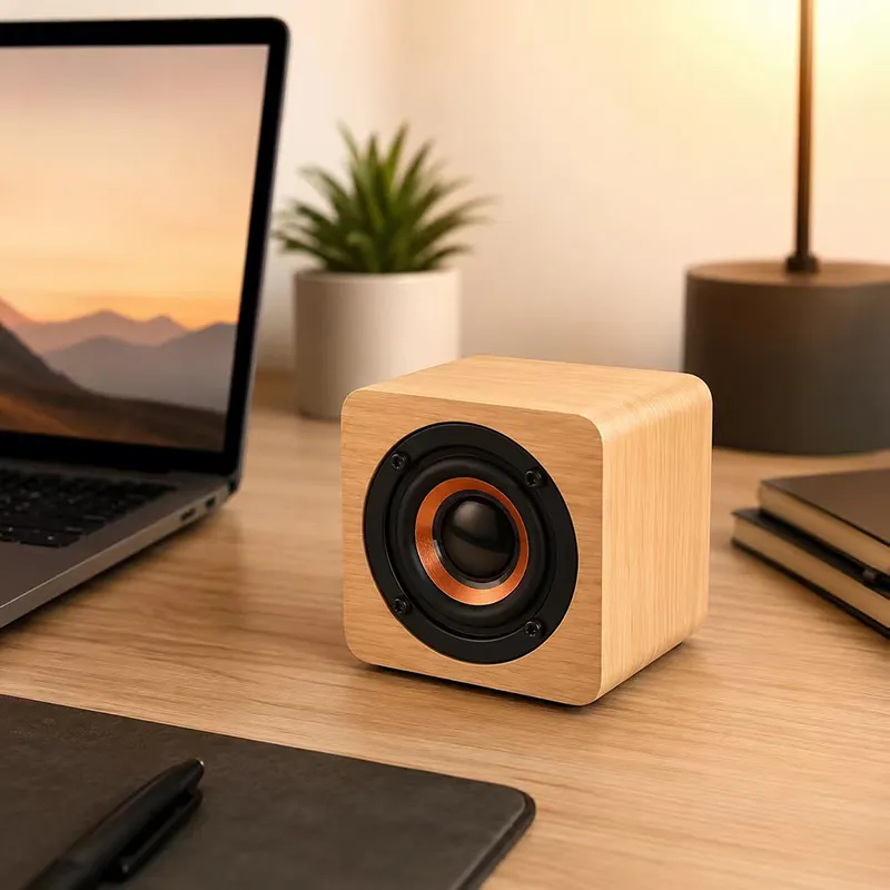 XS-WM01 Factory Direct Supply 1.5 Wooden Bluetooth Audio Speaker
