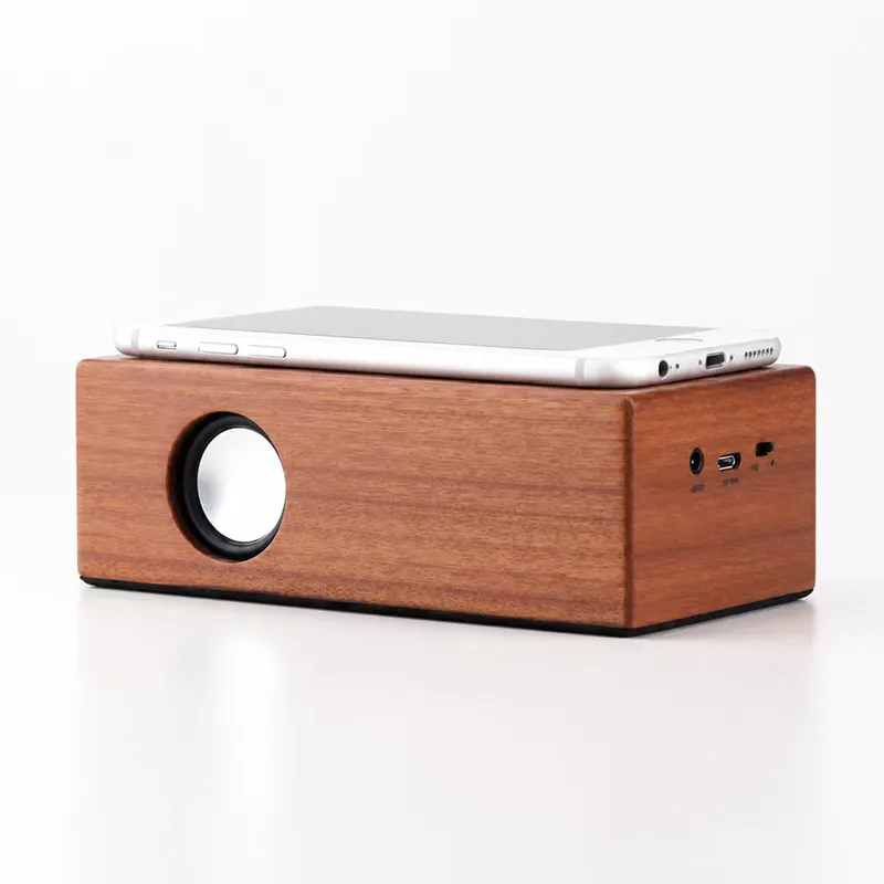 ZTZ033 Portable Vintage Bamboo Mini Speaker