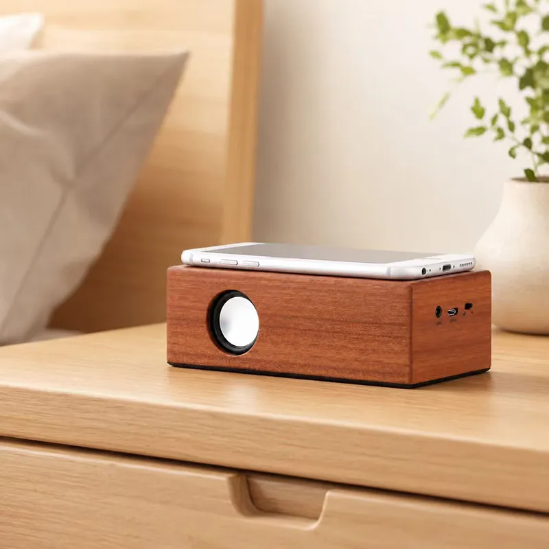 ZTZ033 Portable Vintage Bamboo Mini Speaker