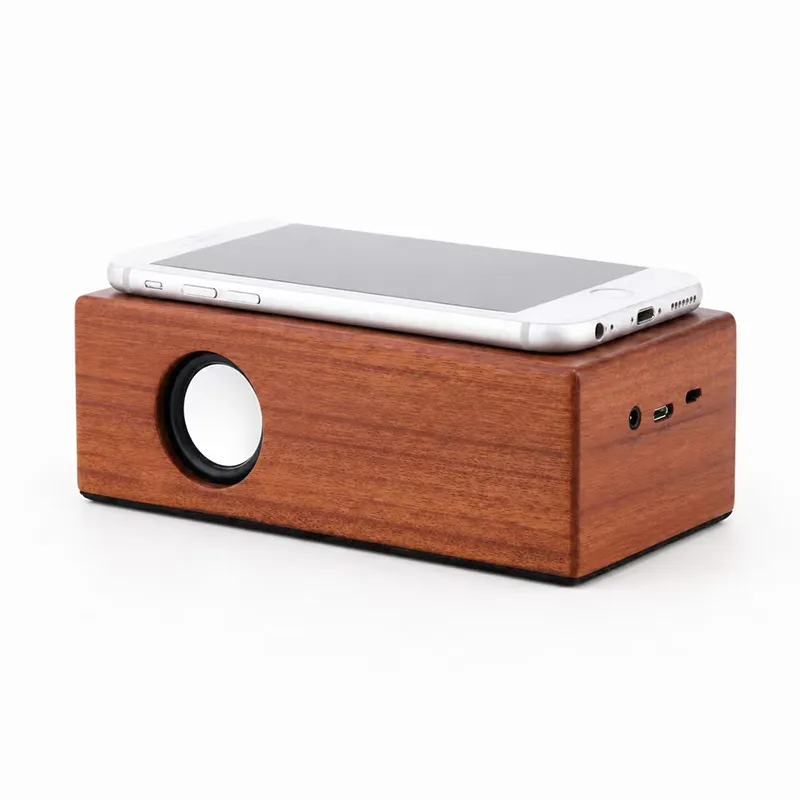 ZTZ033 Portable Vintage Bamboo Mini Speaker