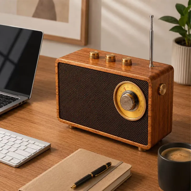 ZTZW023 Retro Portable Bluetooth 5.1 Speaker