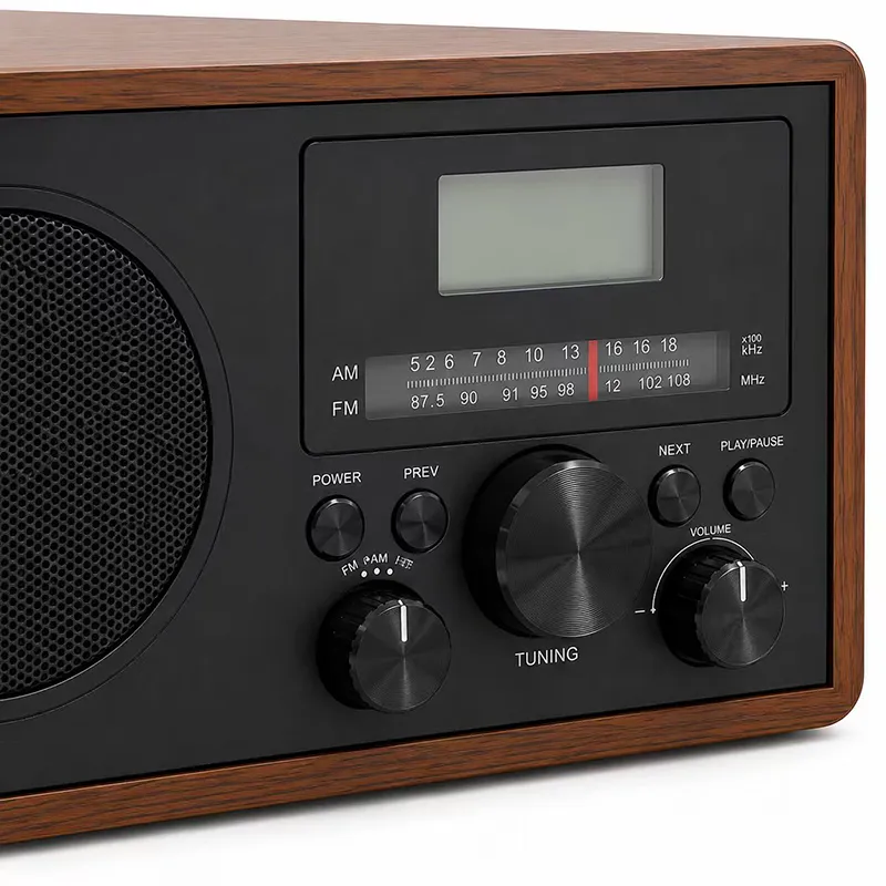 ZTZW025 Vintage Wooden Wireless Bluetooth Speaker