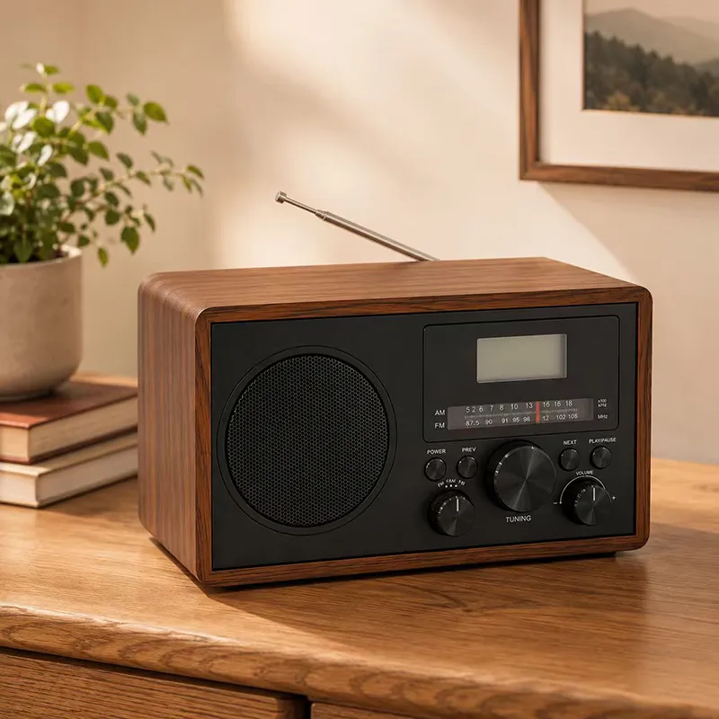 ZTZW025 Vintage Wooden Wireless Bluetooth Speaker