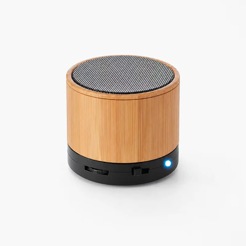 XS-BM03 Round Bamboo wireless Speaker