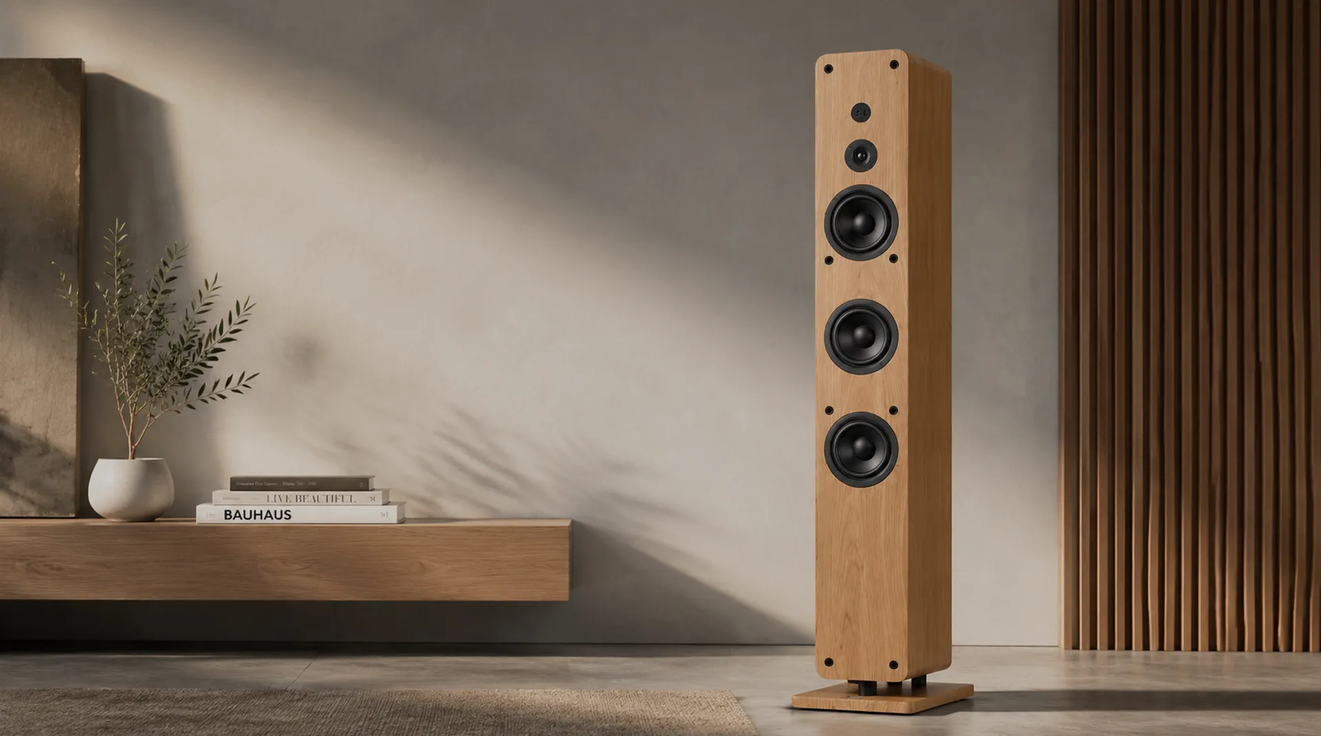 3 Customization Options for Wood Tower Speakers