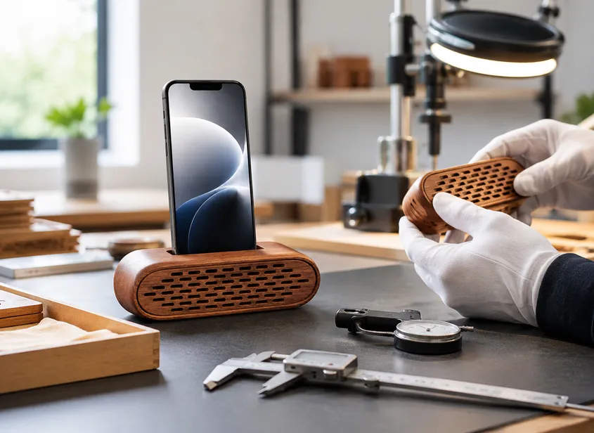Key Quality Checks for Export Passive Wood Speaker