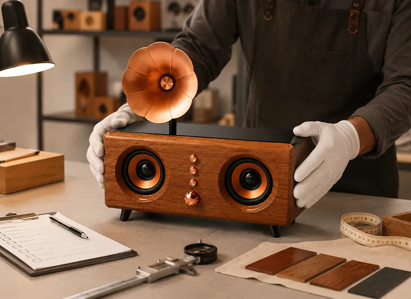 Key Quality Checks for Export Vintage Wooden Speakers