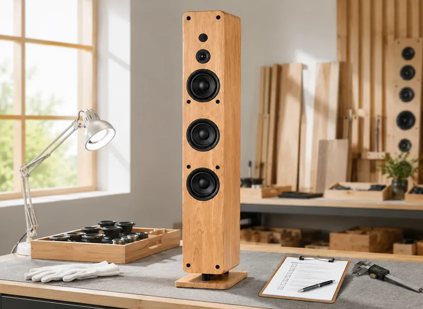 Key Quality Checks for Export Wood Tower Speakers