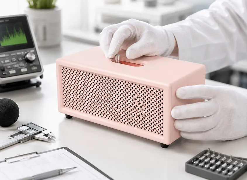 Key Quality Checks for Export Wooden Wireless Speaker