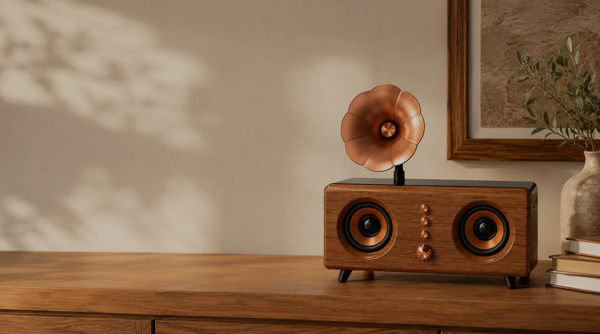 Material & Craft Advantages of  Our Vintage Speaker