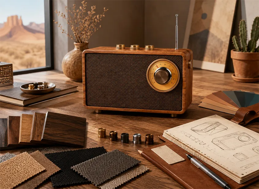 Customization Trends for Retro Wood Bluetooth Speaker