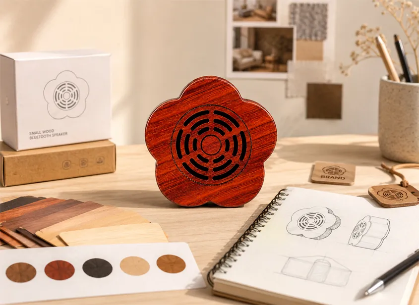 Customization Trends for Small Wood Bluetooth Speaker