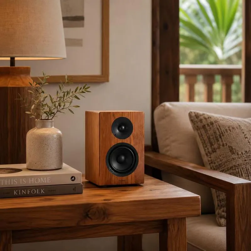 XS-WB01 Classic Wooden Bookshelf Speakers