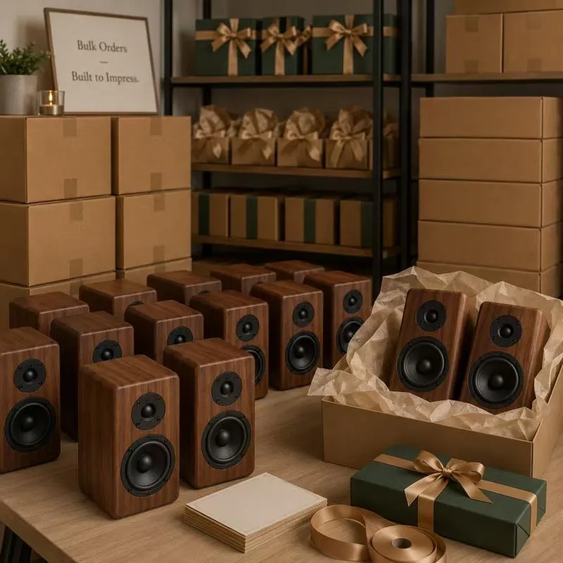 XS-WB01 Classic Wooden Bookshelf Speakers