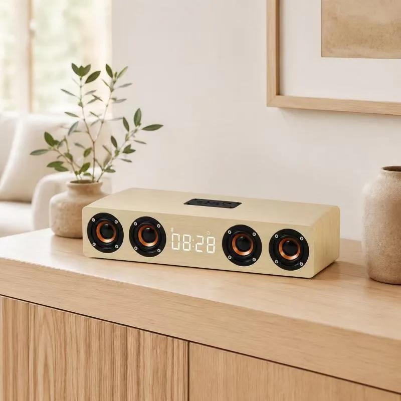ZTZ008 Portable Wireless Soundbar V4.2 with RGB LED Lights