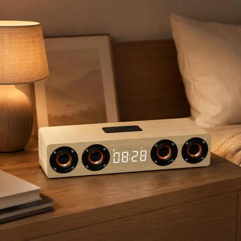 ZTZ008 Portable Wireless Soundbar V4.2 with RGB LED Lights
