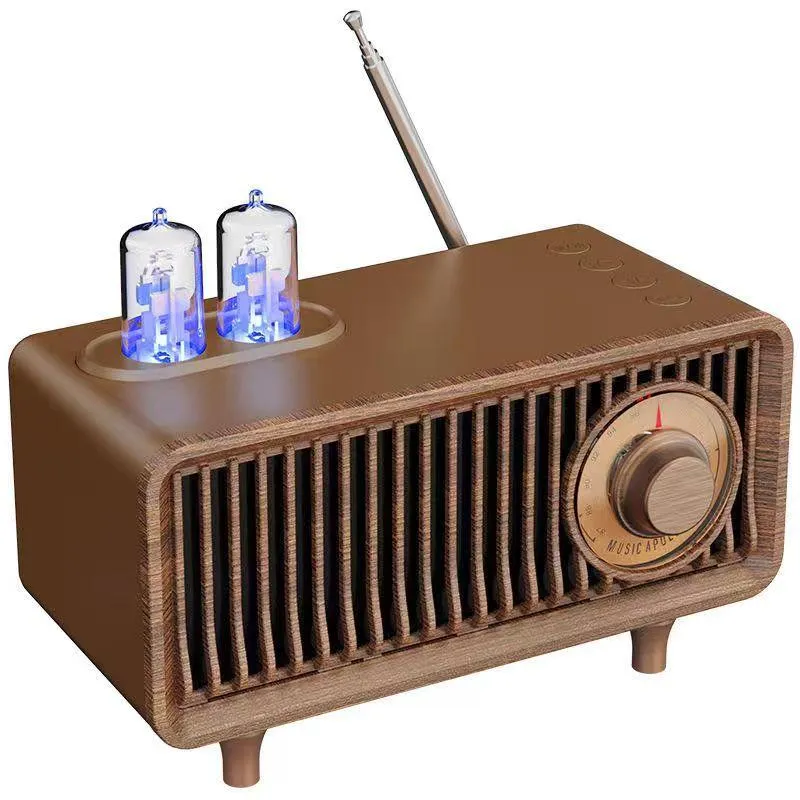 ZTZW163 Wood Grain Speakers