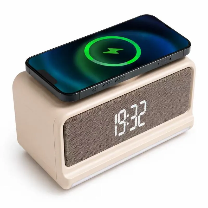 ZTZW607 Wood Bluetooth Speaker With Wireless Charging Pad