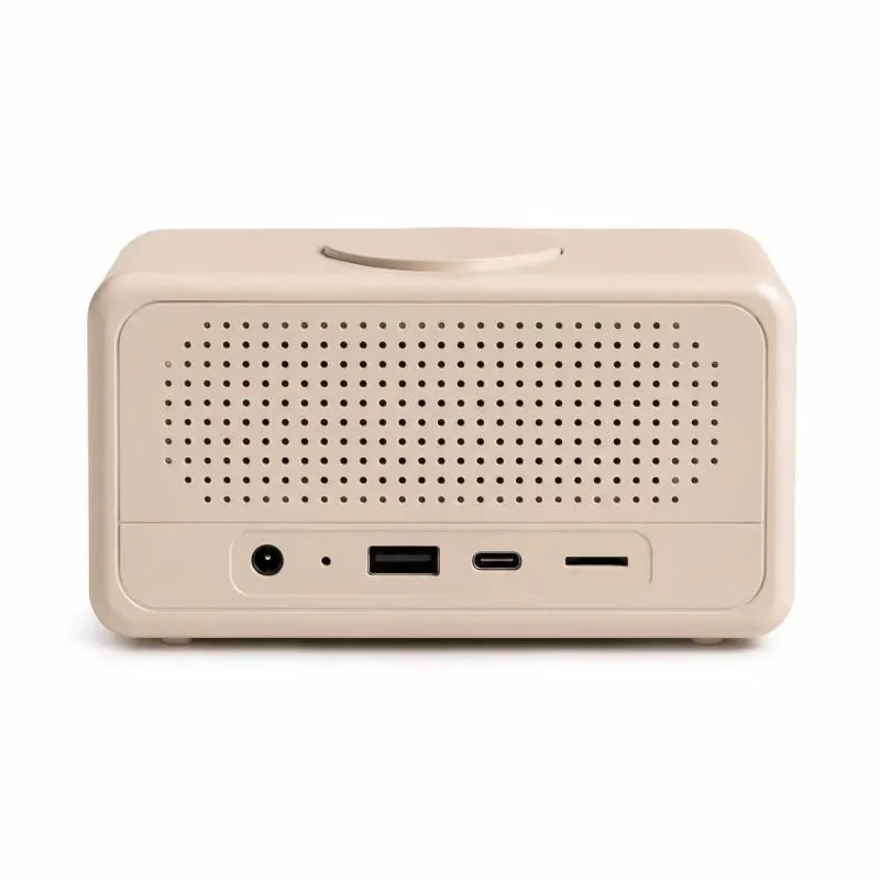 ztzw607 wood bluetooth speaker with wireless charging pad