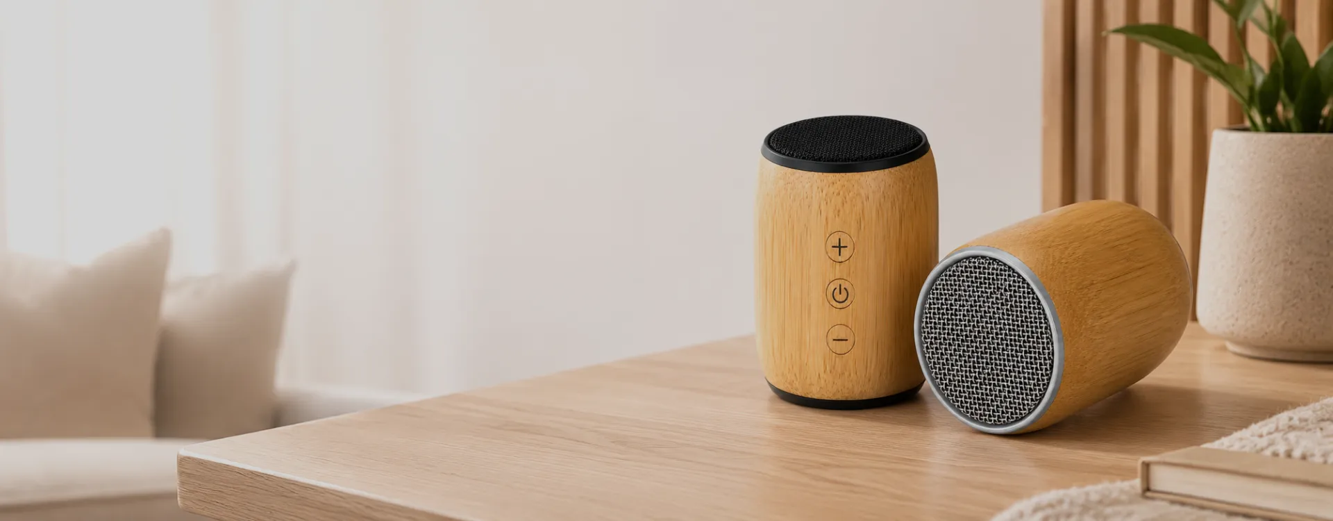 Bespoke Bamboo Bluetooth Speakers from China Professional Audio Maker