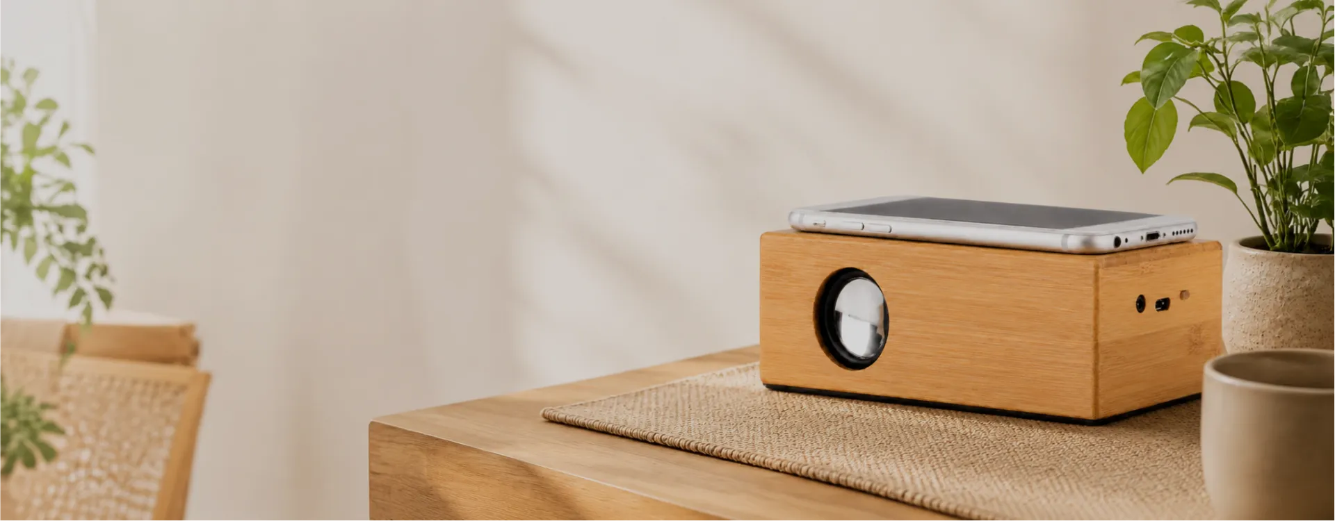 Bespoke Bamboo Wireless Speaker from China Professional Audio Maker