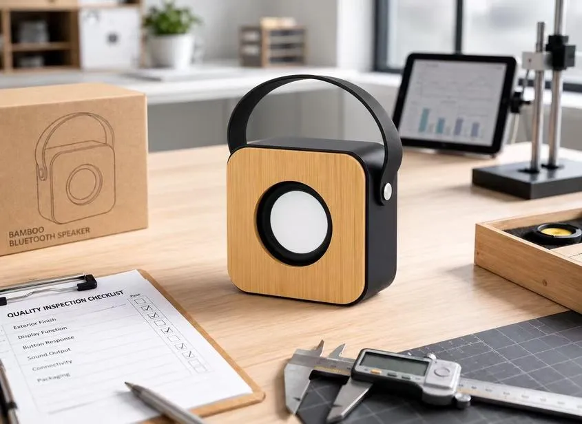 Key Quality Checks for Export Portable Bamboo Speaker
