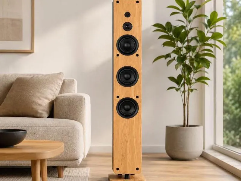 Description of XS-FS01 Natural Wood Floorstanding Speaker