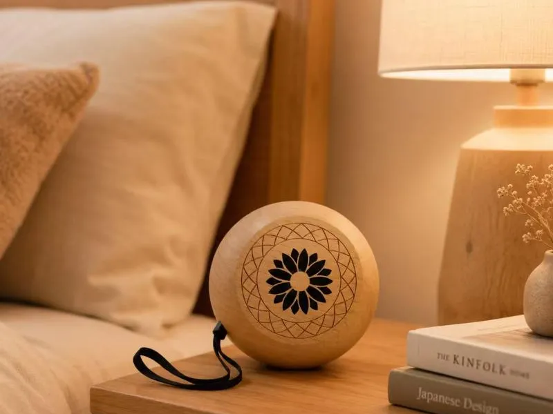 Description of ZTZ021 Natural Mini Wood Bluetooth Speaker