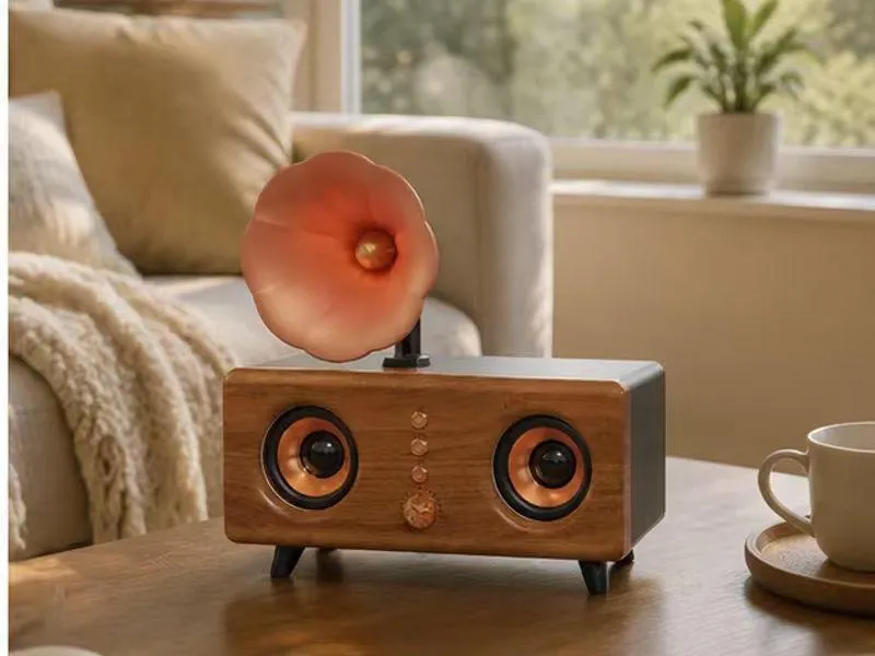 Description of ZTZB161 Decorative retro Wooden Bluetooth Speaker