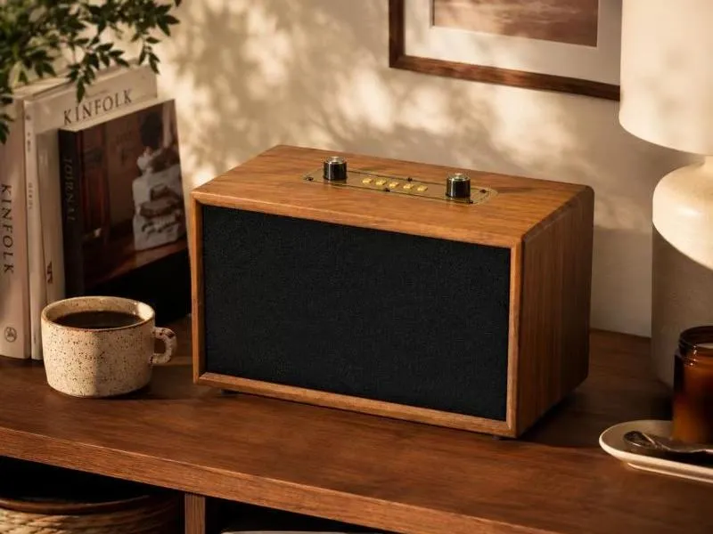 Description of ZTZW161 Premium Solid Wood Bluetooth Speaker