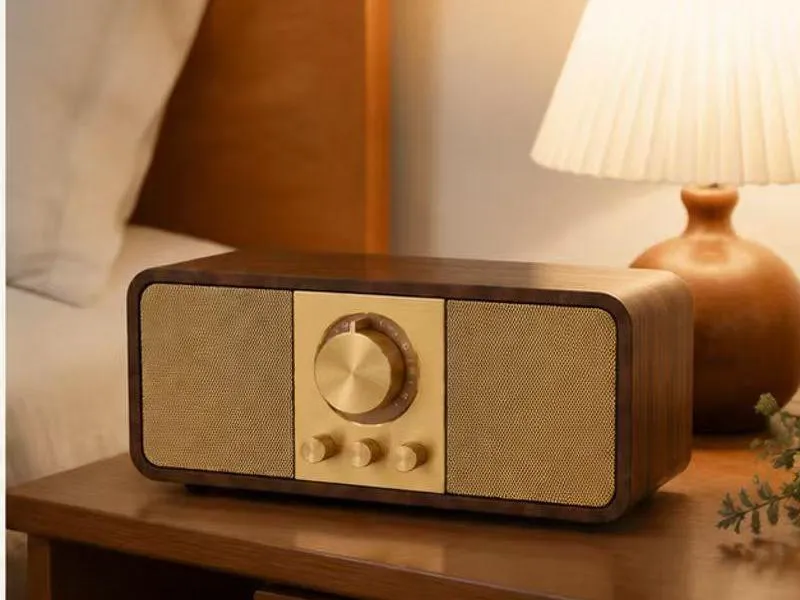 Description of ZTZW162 Retro Wood Bluetooth Speaker