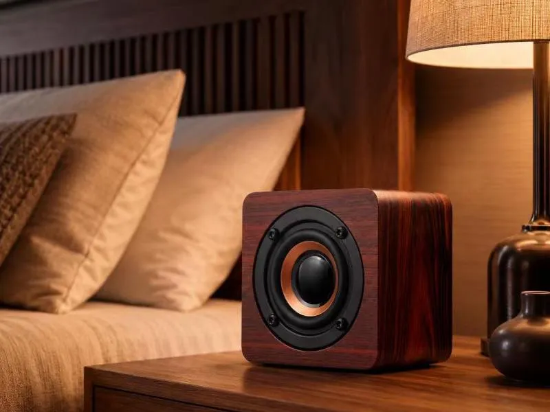 Description of XS-WM01-1 Compact Mini Wooden Bluetooth Speaker