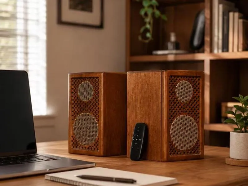 Description of ZTZ002 Wood PC Speaker