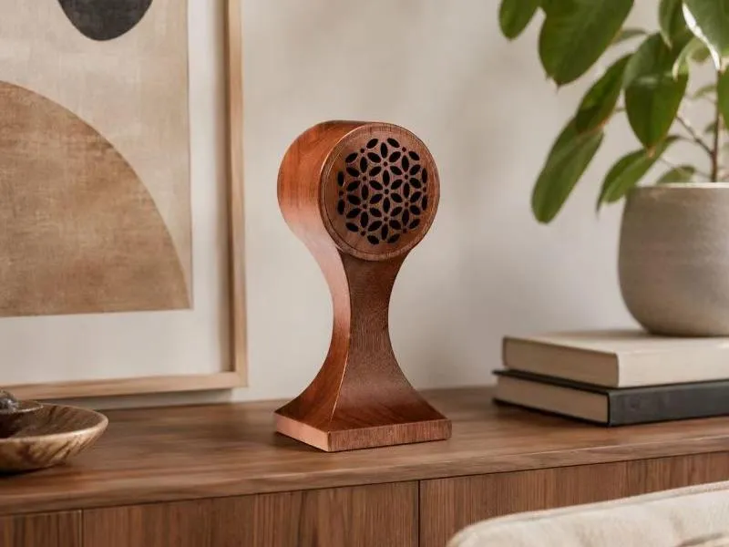 Description of ZTZ005 Walnut Retro Wood Bluetooth Speaker