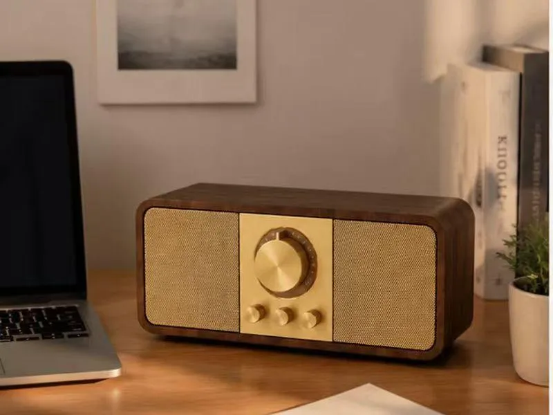 Description of ZTZW162 Retro Wood Bluetooth Speaker