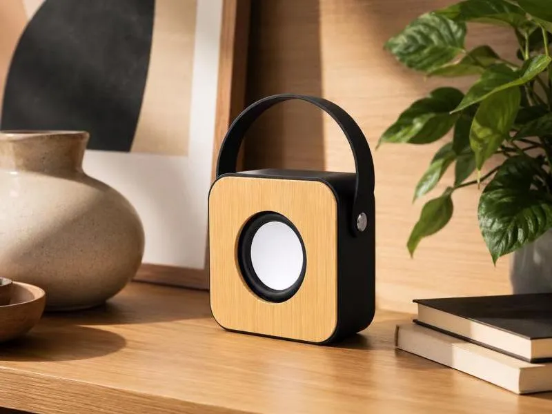 Description of XS-BM05 Portable Bamboo Bluetooth Speaker