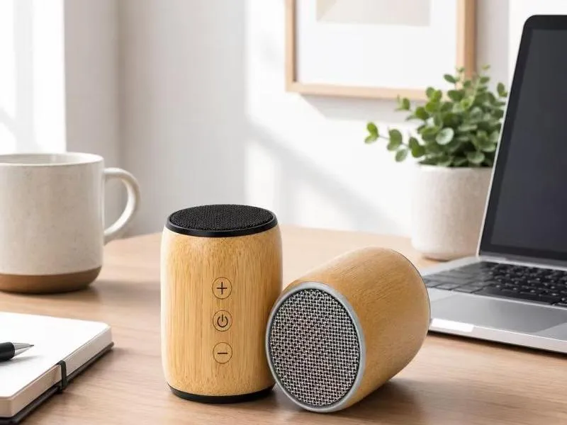 Description of XS-BM01 Compact Bamboo Portable Bluetooth Speaker