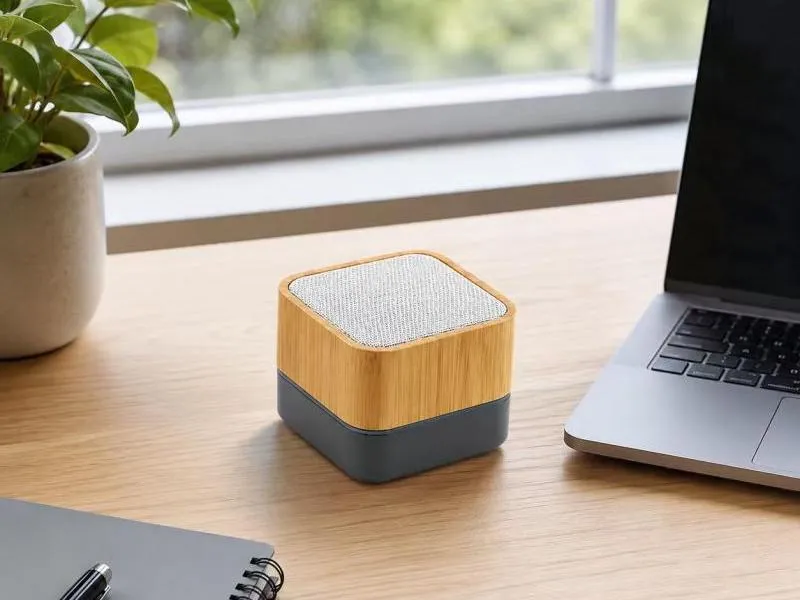Description of XS-BM04 Compact Bamboo Wireless Speaker