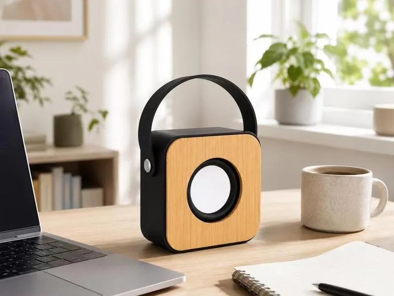 Description of XS-BM05 Portable Bamboo Bluetooth Speaker
