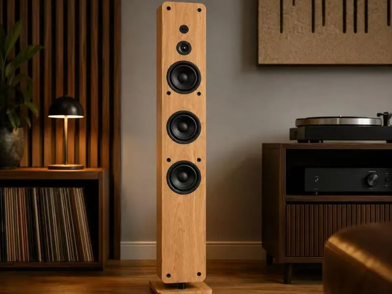 Description of XS-FS01 Natural Wood Floorstanding Speaker